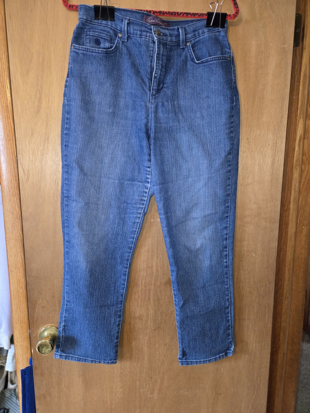 Gloria Vanderbilt Size 12 Amanda Style Classic High-Rise Blue Women's Jeans